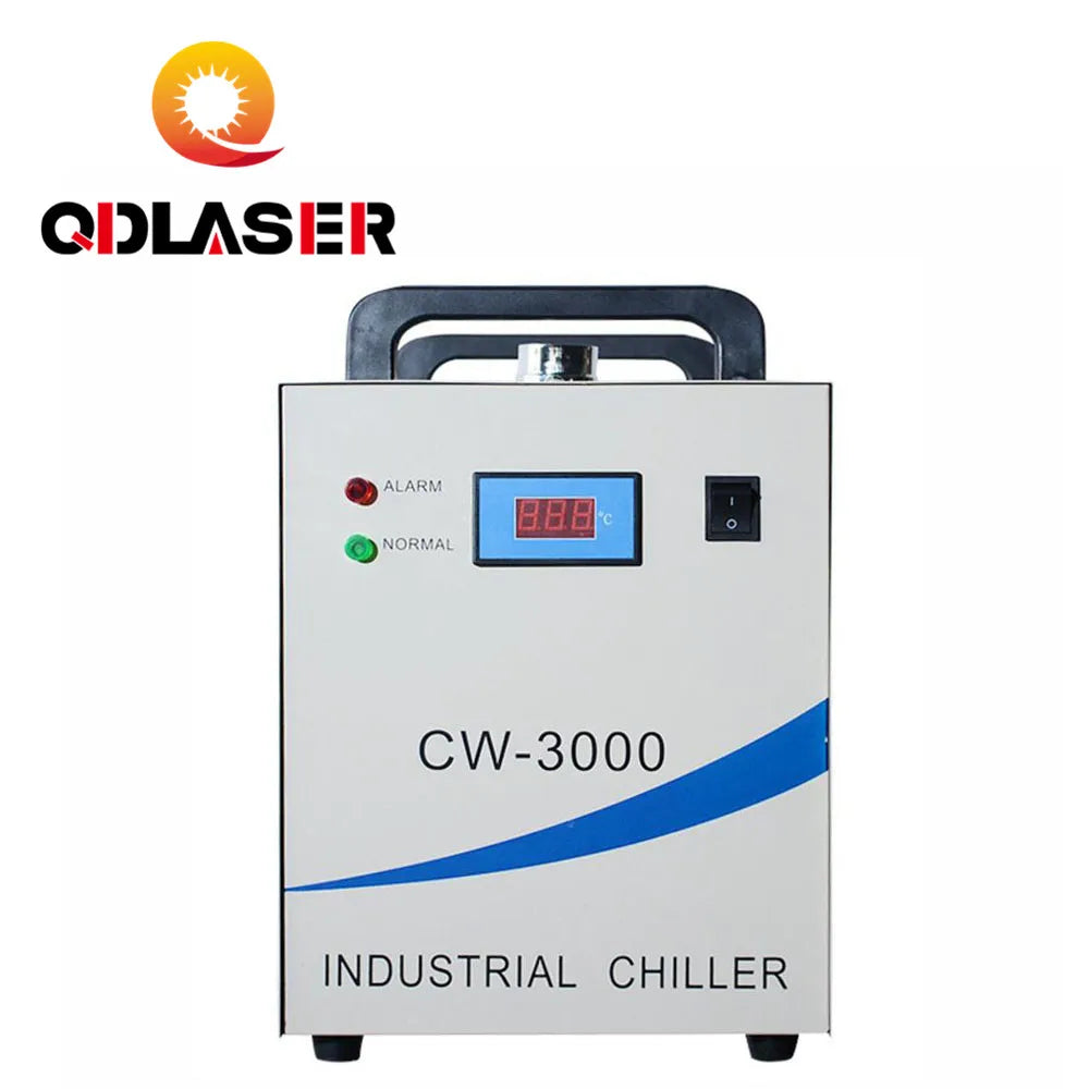QDLASER CO2 Laser Engraving Cutting Machine Spare Parts Water Chiller Industrial Chiller CW3000