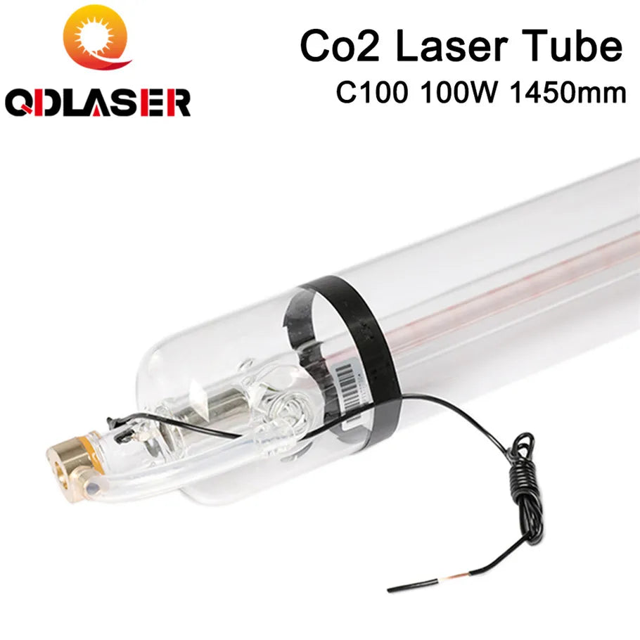 SPT C100 Co2 Laser Tube 100w 100W-130W Length 1450mm Dia.80mm for Co2 Laser Engraving and Cutting Machine