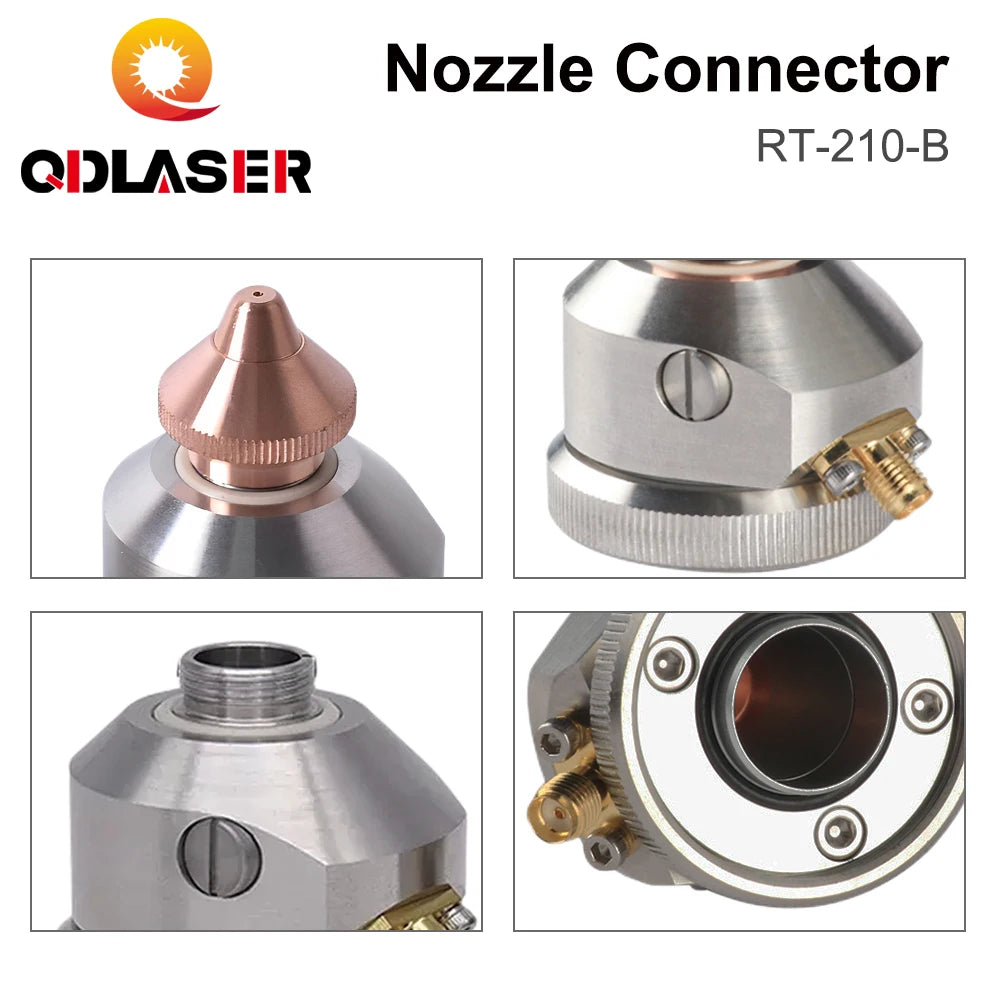 QDLASER Laser Nozzle Connector BT210S Ceramic Sensor Part for Raytools Laser BT210 Laser Head Nozzle Connection