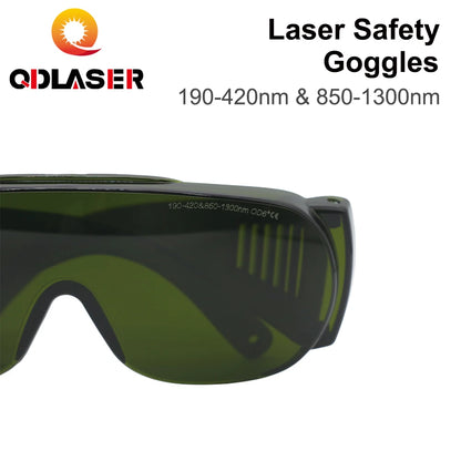 QDLASER 1064nm Protective Style B 850-1300nm OD6+ CE Laser Safety for Protective Eyewear for Fiber Lasers