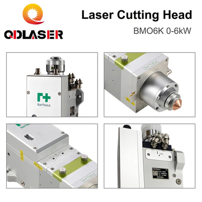QDLASER Raytools BM06K Laser Cutting Head 0-6kW FL 150/200mm Auto Focusing Fiber Laser Cutting Head QBH/QD/G5 for Metal Cutting