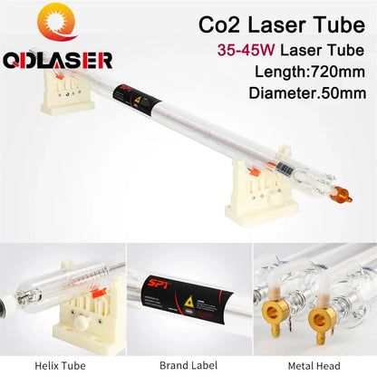 SPT C Series Co2 Laser Tube C30 35w Length 720mm Dia. 50mm for CO2 Laser Engraving and Cutting Machine