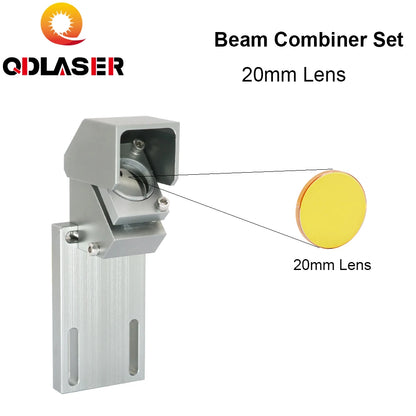 QDLASER Laser Mechanical Parts Combiner Mount Style C/Beam Combiner Set C