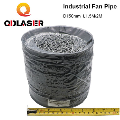 QDLASER Industrial Exhaust Pip Ventilation Pipe for CO2 Laser Machine Fan