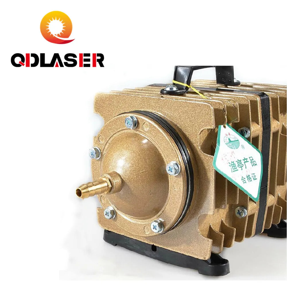 QDLASER ACO-007 220V 120W 90L/min Electric Magnetic Air Compressor Pump For Laser Machine Ash Remove Aquarium Fish Farming