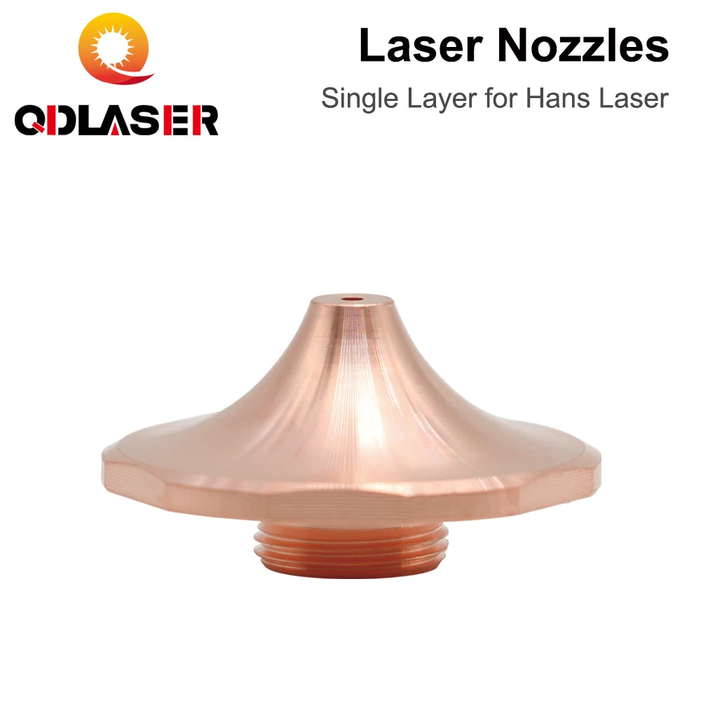 QDLASER DaZu SP Laser Nozzles a Type Plum Blossom Edge Single Layer Dia.28mm H15 Caliber 1.6mm&1.8mm for Hans Laser