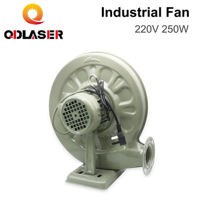 QDLASER Exhaust  Fan Air Blower  220V 250W Centrifugal Type for CO2 Laser Engraver Cutting Machine Medium Pressure Lower Noise
