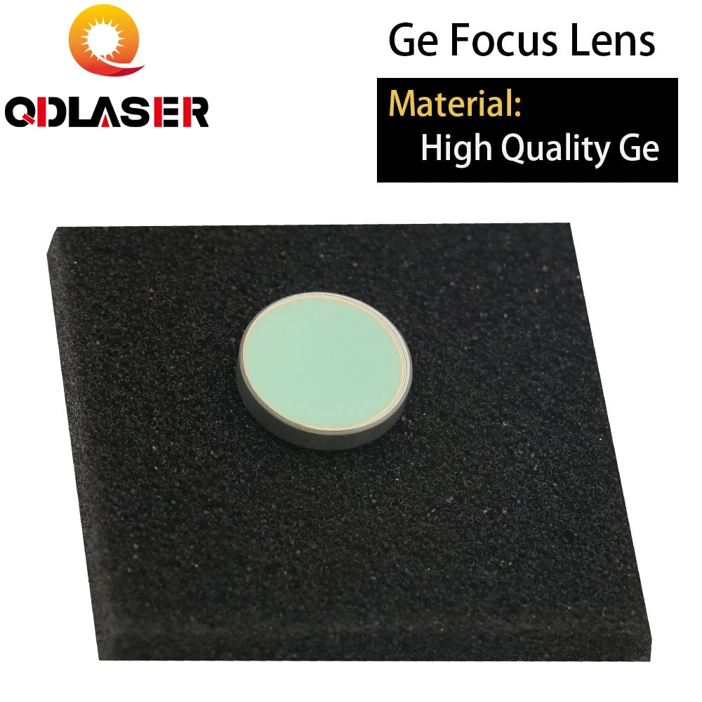 Co2 Laser Focusing Lens Ge Laser Lens 40W 50W  Dia12mm FL50.8mm/2"  Lens For Laser Marking Machine