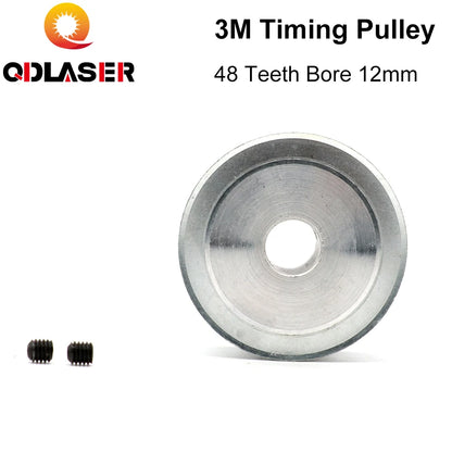 HTD 3M 48 Teeth Timing Pulley For CO2 Laser Machine