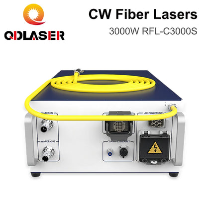 QDLASER Original Raycus 3000W Laser Source RFL-C3000S CW Fiber Laser for 1064nm Fiber Laser Cutting Machine
