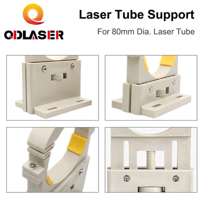 QDLASER RECI Co2 laser tube holder High and short models diameter 80mm For 75-180W laser engraving machine