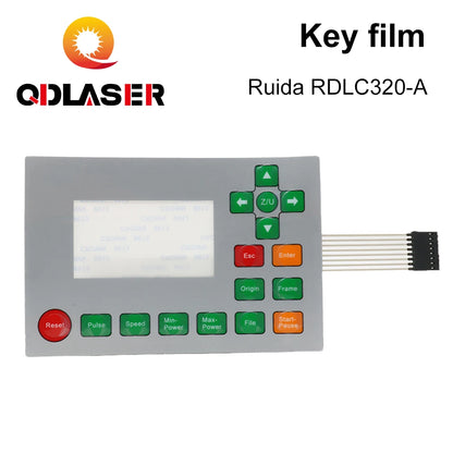 QDLASER Co2 Ruida Membrane Switch for  Key Film Keyboard