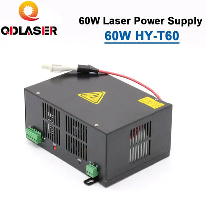 QDLASER 60W Laser Power Supply for CO2 Laser Engraving and Cutting Machine