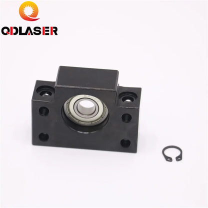 QDLASER BK20 BF20 Ballscrew Fixed Side End Supports Set for SFU2505 SFU2510 Ballscrew Liner Guides Machine CNC Parts Holder