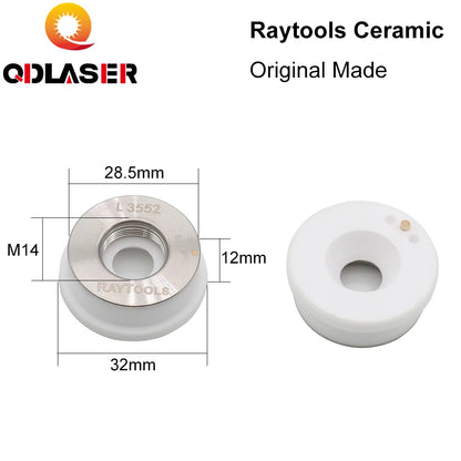 QDLASER Original Ceramic Holder Dia. 32mm Laser Machine Spare parts for Raytools Fiber Cutting Machine