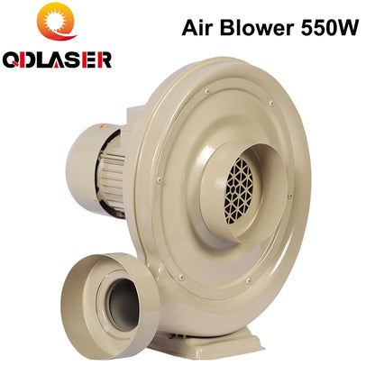 QDLASER 750W 220/380V Exhaust Fan Air Blower Centrifugal for CO2 Laser Engraving Cutting Machine Medium Pressure Lower Noise
