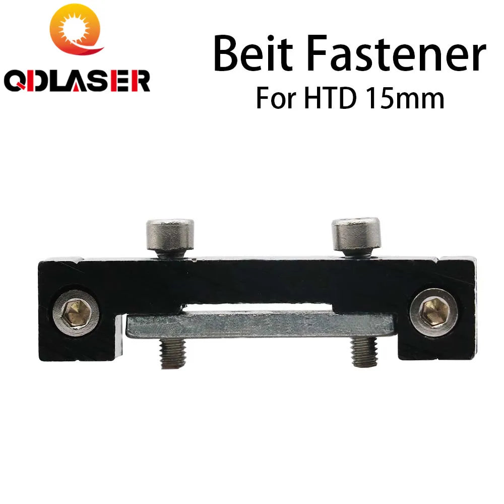 QDLASER Laser Mechanical Parts Belt Fastener for HTD-3M 15mm Timing Belt Co2 Laser Engraving and Cutting Machine