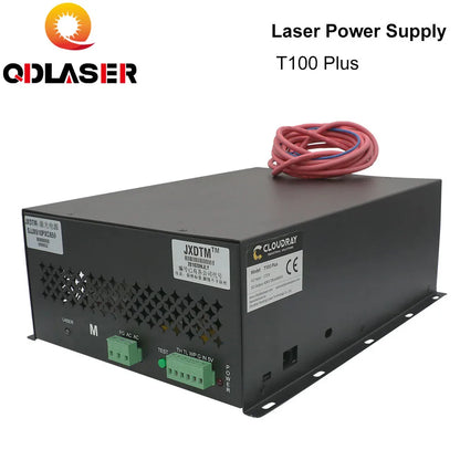 QDLASER Hongyuan Co2 Laser Power Supply for CO2 Laser Cutting Machine T/100T100 PLUS 110V/220V