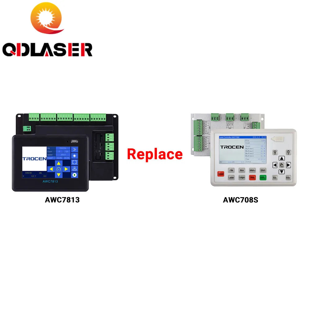Trocen Anywells AWC7813 Laser Controller for Co2 Laser Engraving Cutting Machine Replace AWC608 AWC708C
