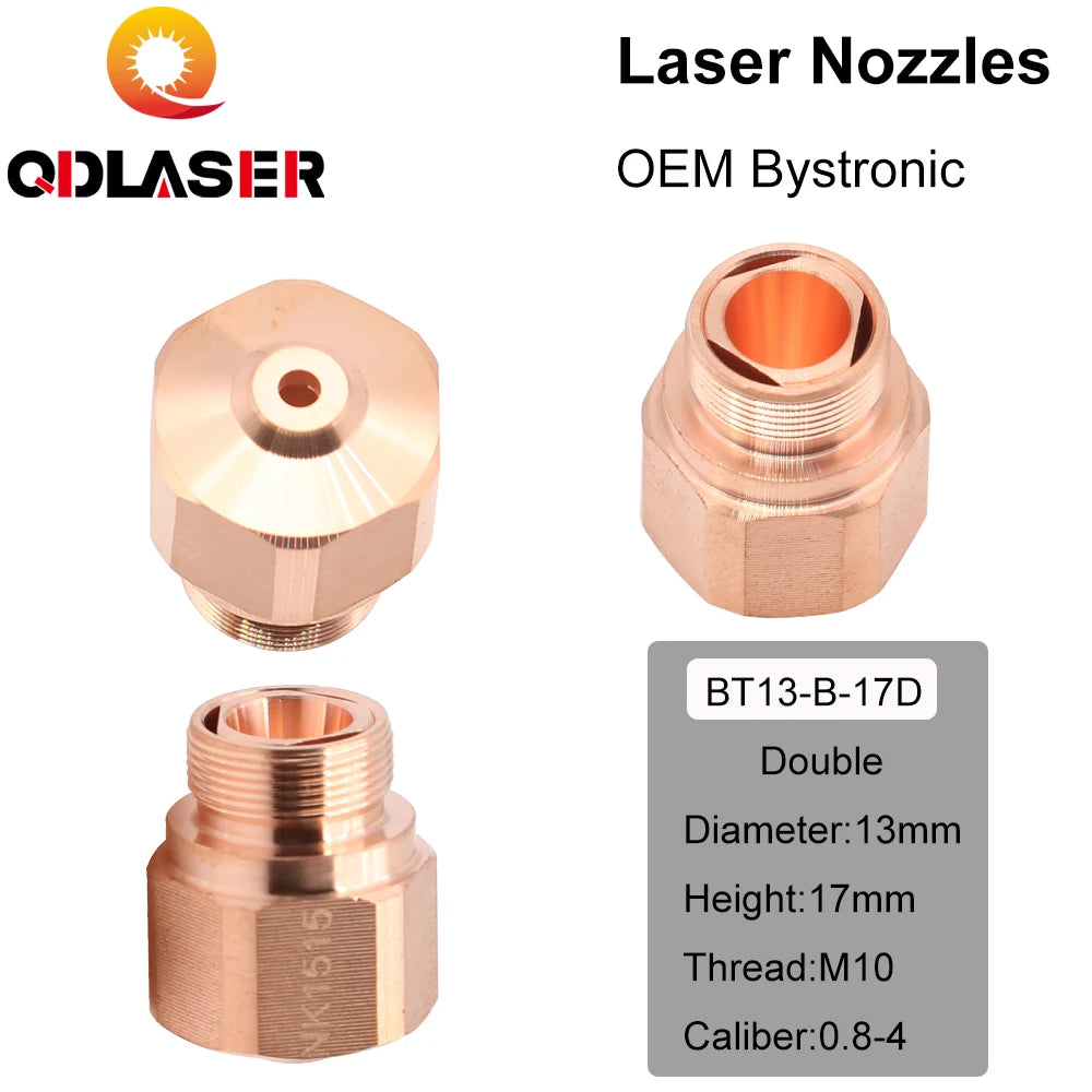 QDLASER HK/NK Series Single/Double Layer Laser Nozzle For Laser Tube