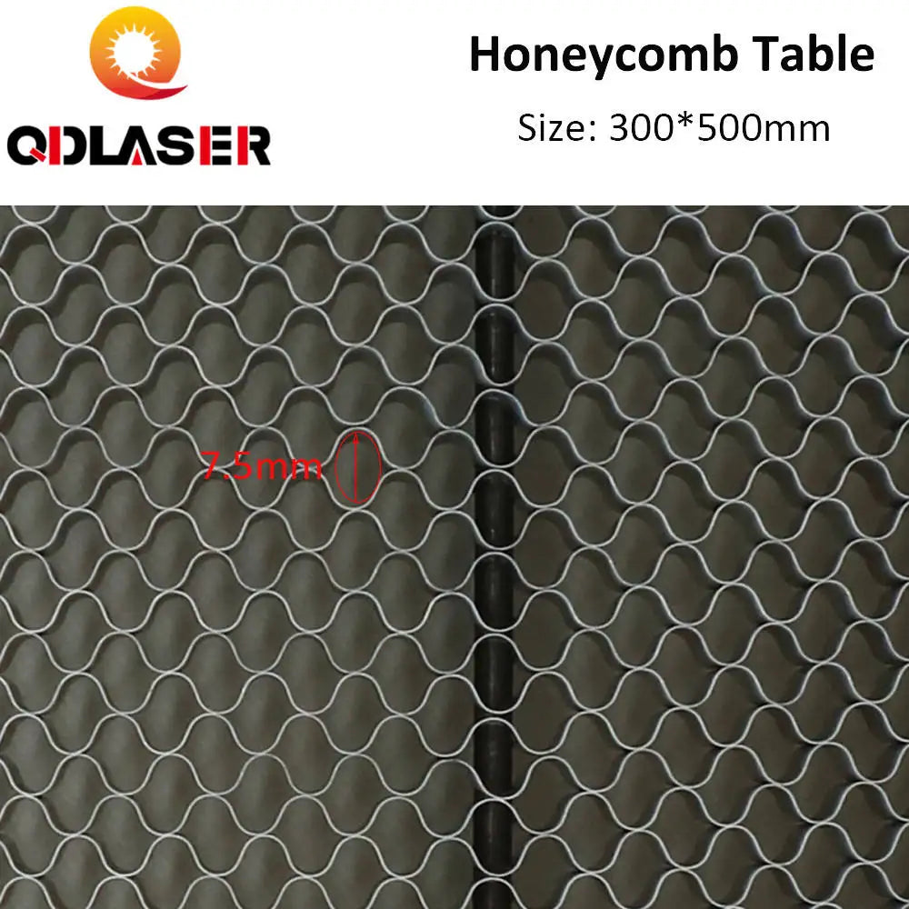 QDLASER Honeycomb Working Table 500*300 mm Customizable Size Board Platform Laser Parts for CO2 Laser Engraver Cutting Machine