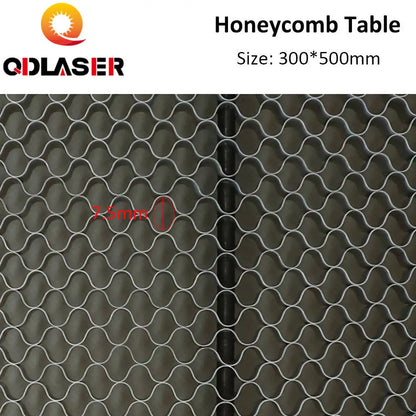 QDLASER Honeycomb Working Table 500*300 mm Customizable Size Board Platform Laser Parts for CO2 Laser Engraver Cutting Machine