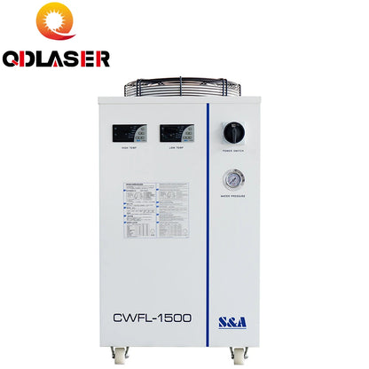 QDLASER Industry Air Water Chiller CWFL-1500AN & 1500BN for Fiber Laser Engraving and Cutting Machine