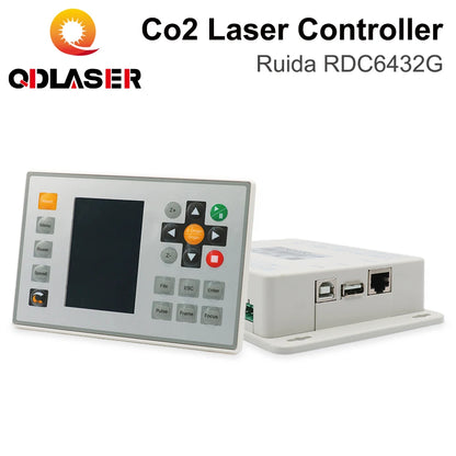 QDLASER Rida RDC6432 CO2 laser controller system For laser cutting and engraving machines Replacements Replaces AWC708S RDC6442S