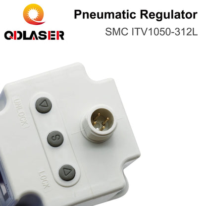 QDLASER SMC Electro-Pneumatic Regulator ITV1050-312L Pneumatic Equipment for Fiber Laser Metal Cutting Machine