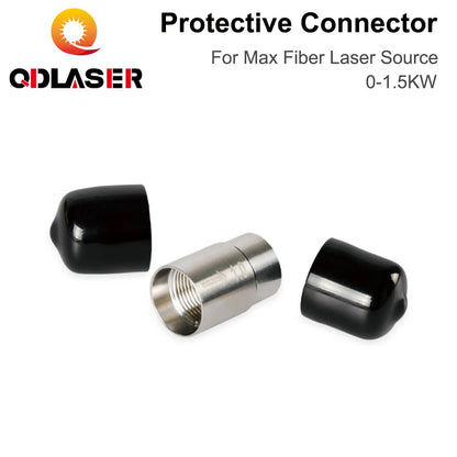 QDLASER Protective Connector Max 0-1.5KW Fiber Laser Source Output Protective Connector Lens Group for Max Fiber Laser Source