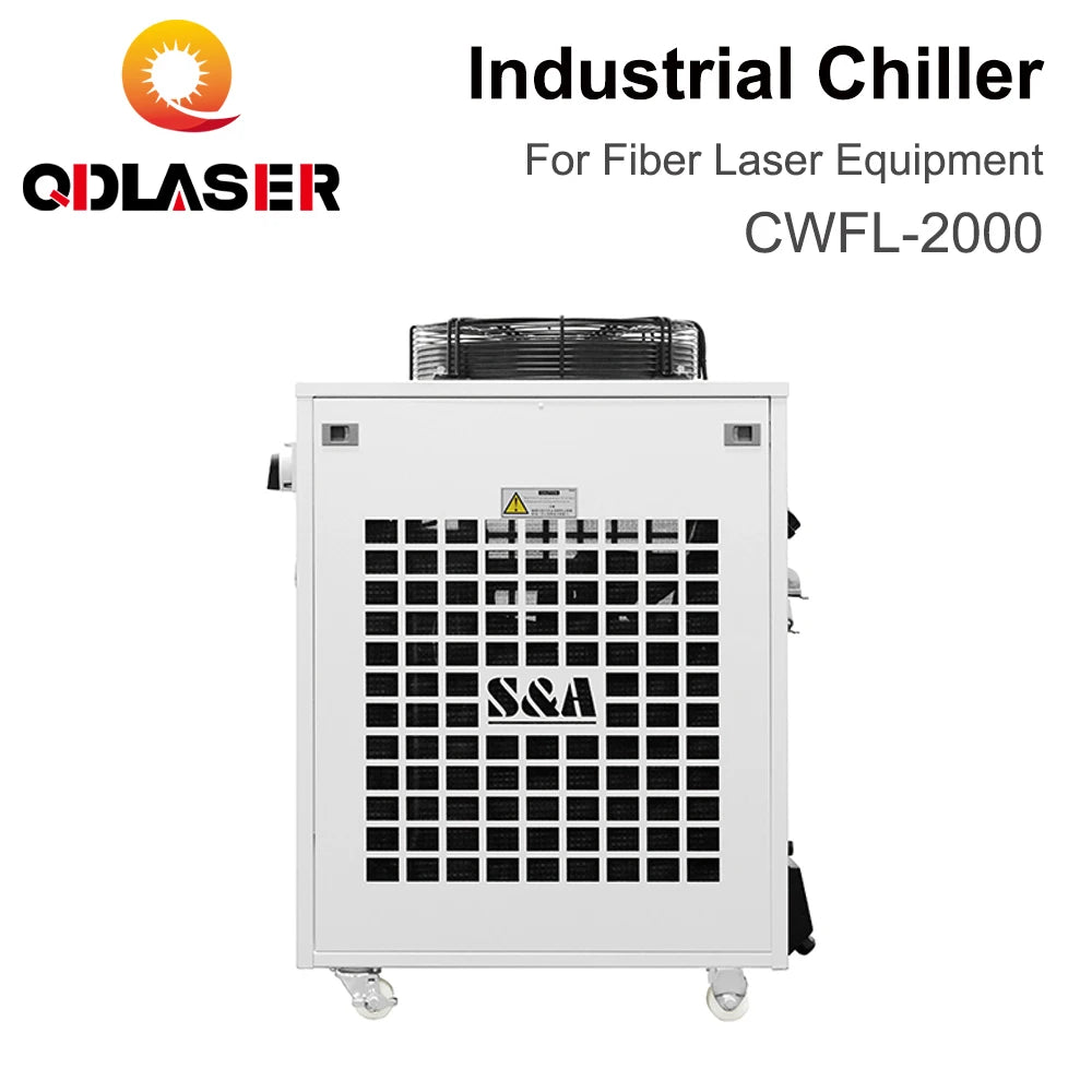 QDLASER CWFL-2000 S&A Industrial Chiller 220-240V Voltage 50/60Hz 15L/min Rated Flow for Industrial Machine Water Cooling System