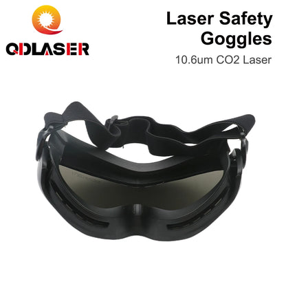 QDLASER 10600nm CO2 Fiber Laser Safety Glasses Type F OD6+ 10.6um Protective Glasses for CO2 Laser Machines