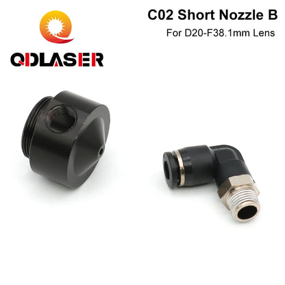 QDLASER  Short Nozzle With Fitting for D20-F38.1mm Lens