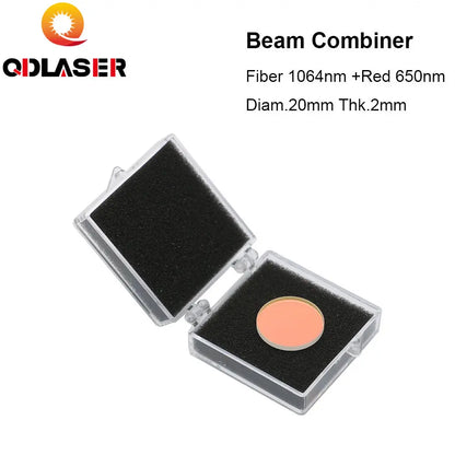 QDLASER Laser Beam Combiner Lens Diameter 20mm 1064nm for Fiber Laser Marking Machine