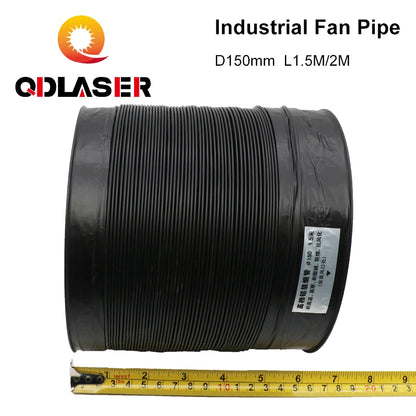 QDLASER Industrial Exhaust Pip Ventilation Pipe for CO2 Laser Machine Fan