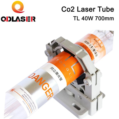 QDHWOEL TONGLI TLC700-50 700MM 40W K40 Laser Tube  Glass Pipe for CO2 Laser Engraving and Cutting Machine