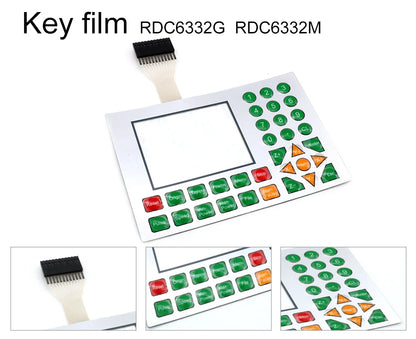 QDLASER Co2 Ruida Membrane Switch for  Key Film Keyboard