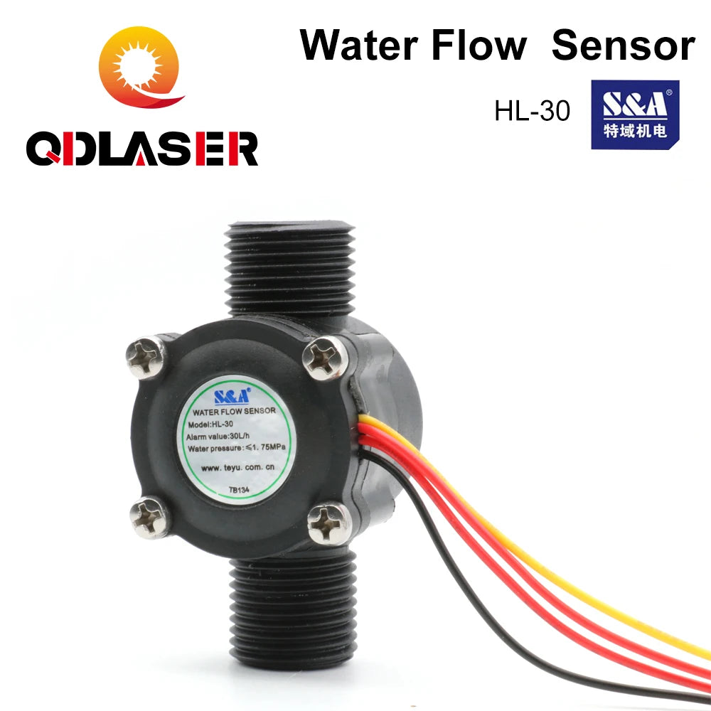 QDLASER S&A HL-30 Laser Equipment Parts Water Flow Sensor