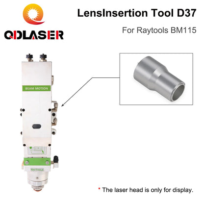 QDLASER BM115 Lens Insertion Tool Focus Lens D37 Insertion Tool for Raytools BM115 Optical Focus Lens