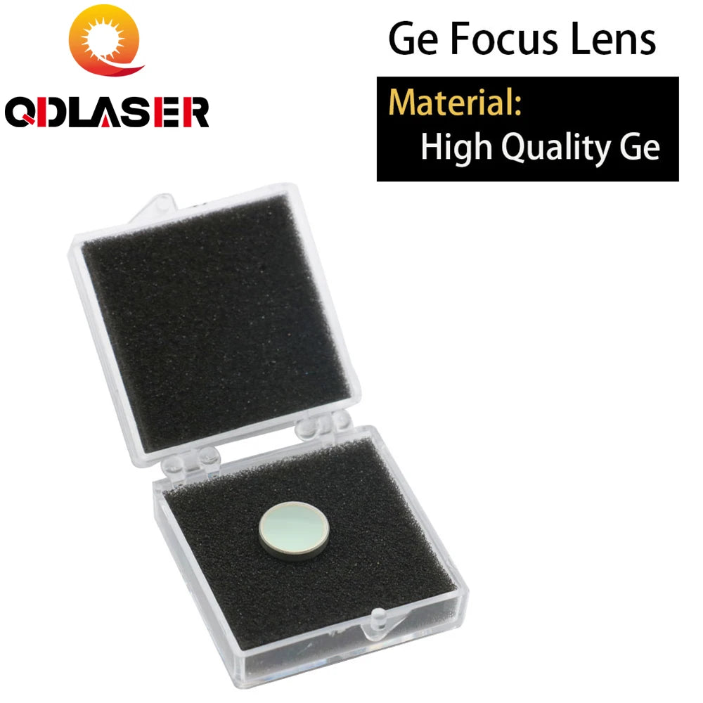 Co2 Laser Focusing Lens Ge Laser Lens 40W 50W  Dia12mm FL50.8mm/2"  Lens For Laser Marking Machine