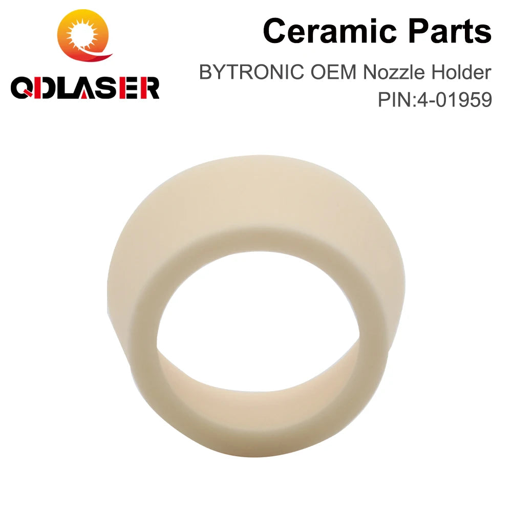 QDLASER  OEM Laser Ceramic Ring 4-01959 D26 H10.9mm Nozzle Holder for  Fiber Laser Cutting Head