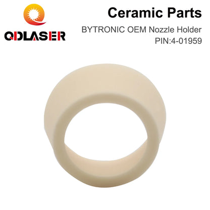 QDLASER  OEM Laser Ceramic Ring 4-01959 D26 H10.9mm Nozzle Holder for  Fiber Laser Cutting Head