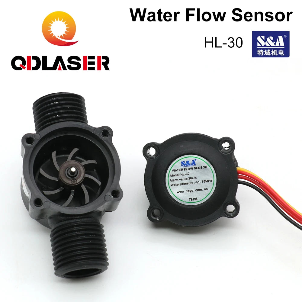 QDLASER S&A HL-30 Laser Equipment Parts Water Flow Sensor