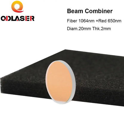 QDLASER Laser Beam Combiner Lens Diameter 20mm 1064nm for Fiber Laser Marking Machine