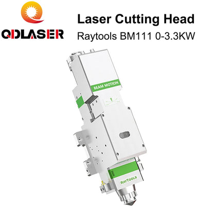 QDLASER  3KW High Speed Cutting Automatic Focusing Highly Dustproof Fiber Laser Cutting Machine Head BM111 for Raytools