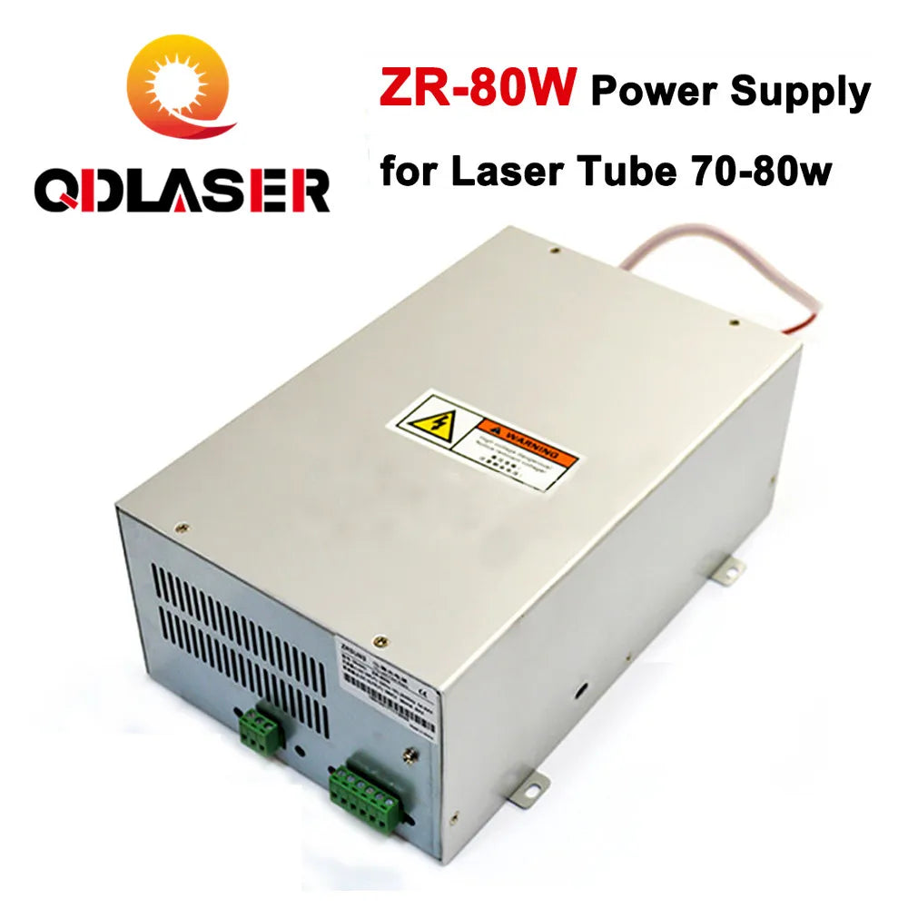 QDLASER Good Price ZR-80W CO2 Laser Power Supply for Laser Cutting Machine