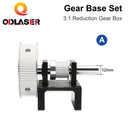 QDLASER Gear Base Set Machine Mechanical Parts for Laser Engraving Cutting Machine
