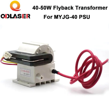 QDLASER 40-50W MYJG-40W High Voltage Flyback Transformer for CO2 Laser Power Supply PSU 50W