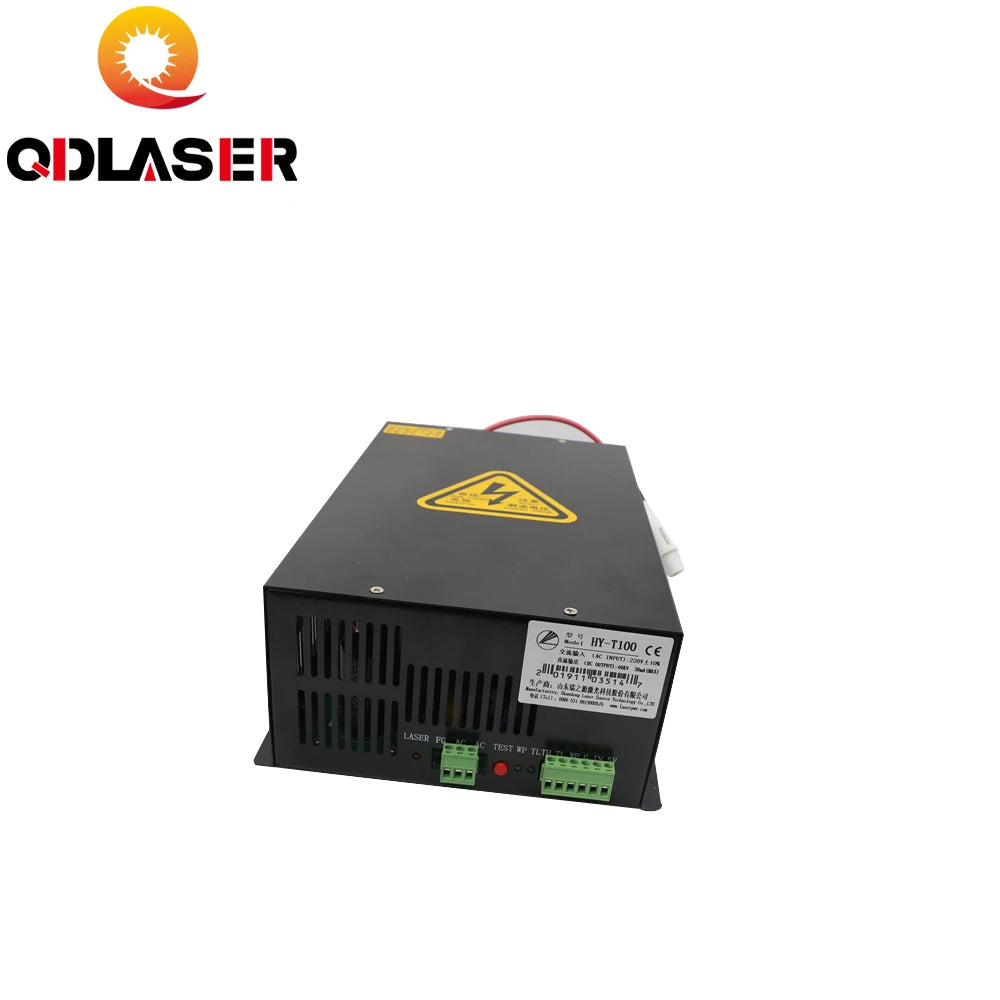 QDLASER 100W CO2 Laser Power Supply for Co2 Laser Engraving Machine HY-T100
