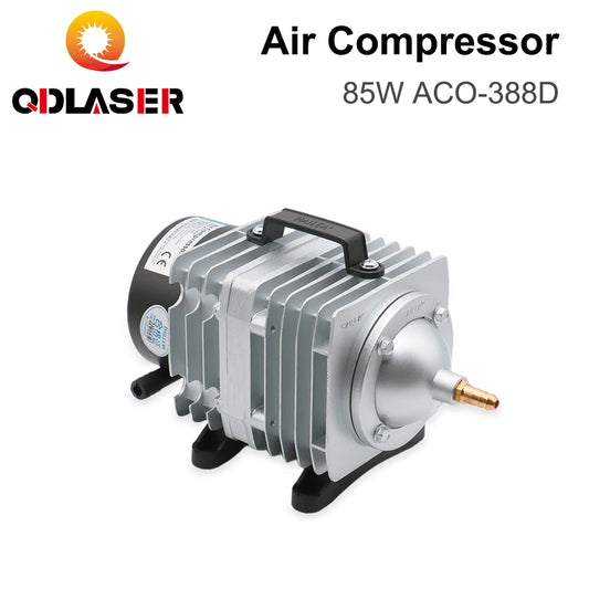 QDLASER Air Compressor 85W ACO-388D 110/220V 50/60HZ Electrical Magnetic Air Pump for CO2 Laser Engraving Cutting Machine